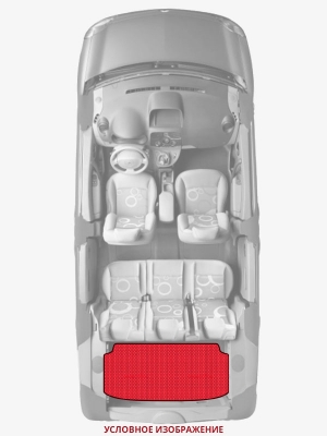 ЭВА коврики «Queen Lux» багажник для Chrysler Neon (2G)